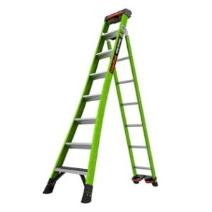 LITTLE GIANT 13908-373 Kombo 8' Industrial Fiberglass 3-in-1 Step Ladder NEW