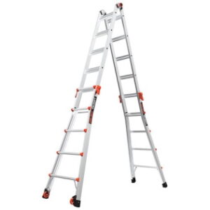LITTLE GIANT Velocity 15422-303 11'-19' Model 22 Alum. Art. Step/Ext. Ladder