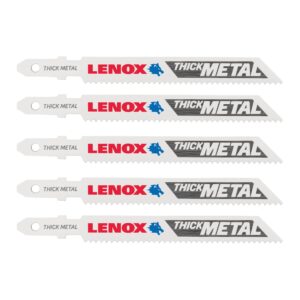 LENOX 1991560 Metal 3-5/8 X 3/8 14TPI T-Shank Jig Saw Blades 5PK