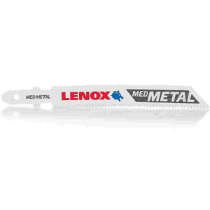 LENOX 1991599 PA Curved Metal 3-5/8 X 3/8 18TPI T-Shank Jig Saw Blades 5PK