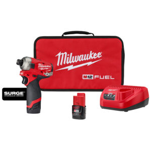 MILWAUKEE 2551-22 M12 Fuel Surge 1/4" Hex Hydraulic Driver Kit