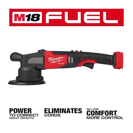 MILWAUKEE M18 2685-20 FUEL™ 21mm Random Orbital Polisher - Image 3