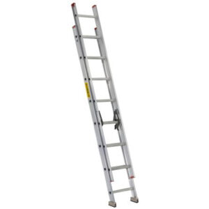 FEATHERLITE 3220D Extra Heavy Duty I-Beam Aluminum Extension Ladder 20' D-Rung