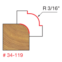 FREUD 34-119 3/16" Radius Rounding Over Bit - Image 2