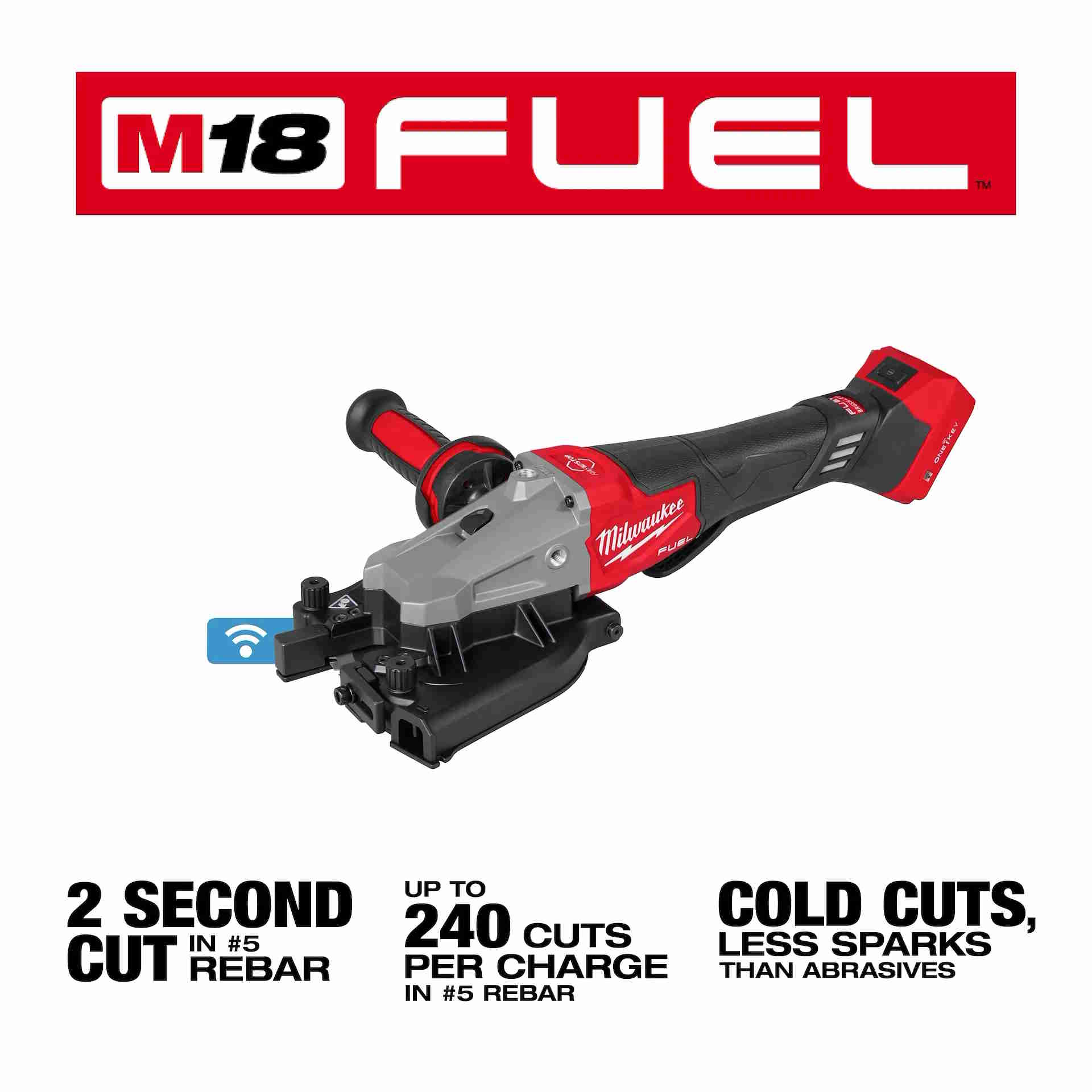 MILWAUKEE 3675-20 M18 Fuel Rebar Cutter up to #10 (1-1/4") (Tool Only) - Image 2