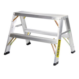 FEATHERLITE 3702 2' Sawhorse/Step Aluminum Ladder