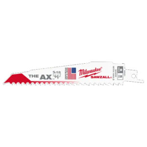 MILWAUKEE 48-01-7021 6" 5 TPI Ax Wood Blades