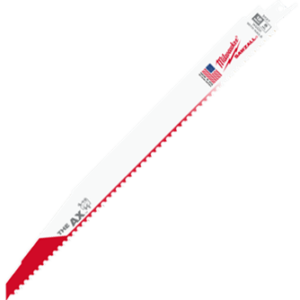 MILWAUKEE 48-01-7027 12" 5 TPI Ax Wood Blades