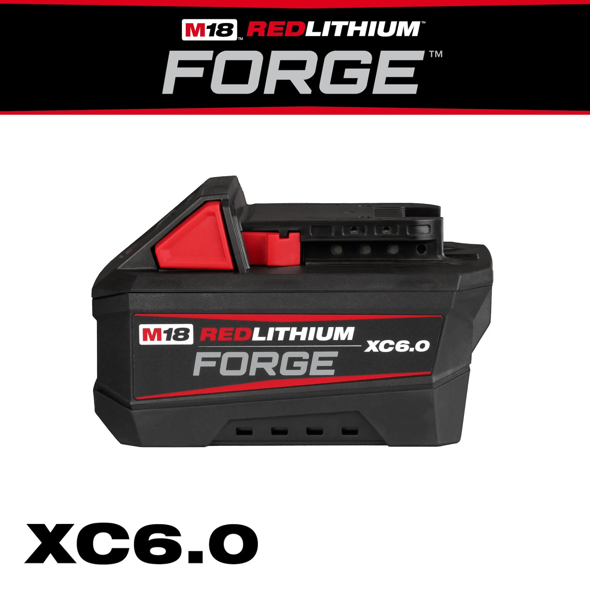 MILWAUKEE 48-11-1861 M18™ REDLITHIUM™ FORGE™ XC6.0 Battery Pack - Image 2