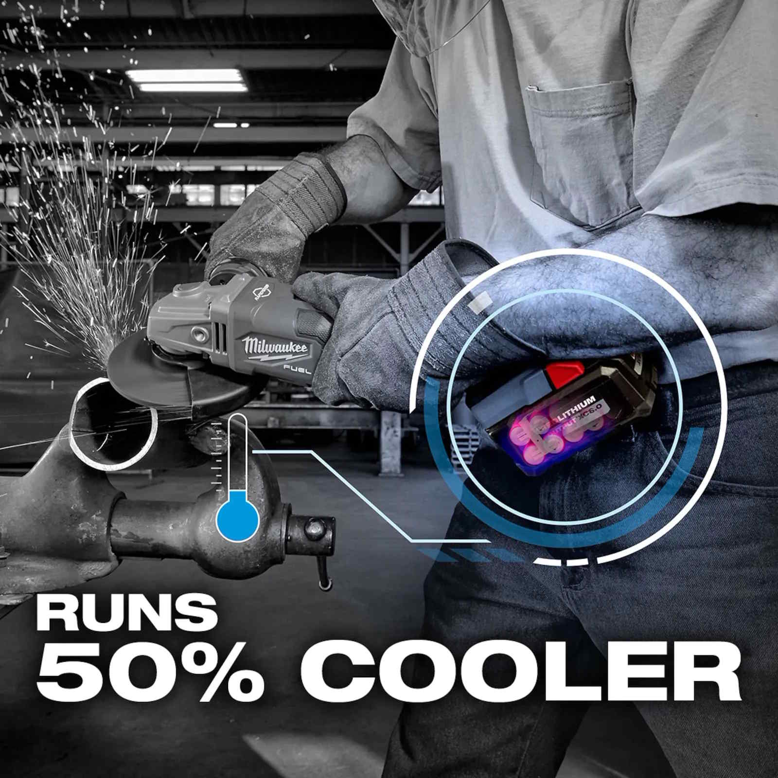 MILWAUKEE 48-11-1865 M18 High Output RedLithium 6.0Ah Battery Pack - Image 8