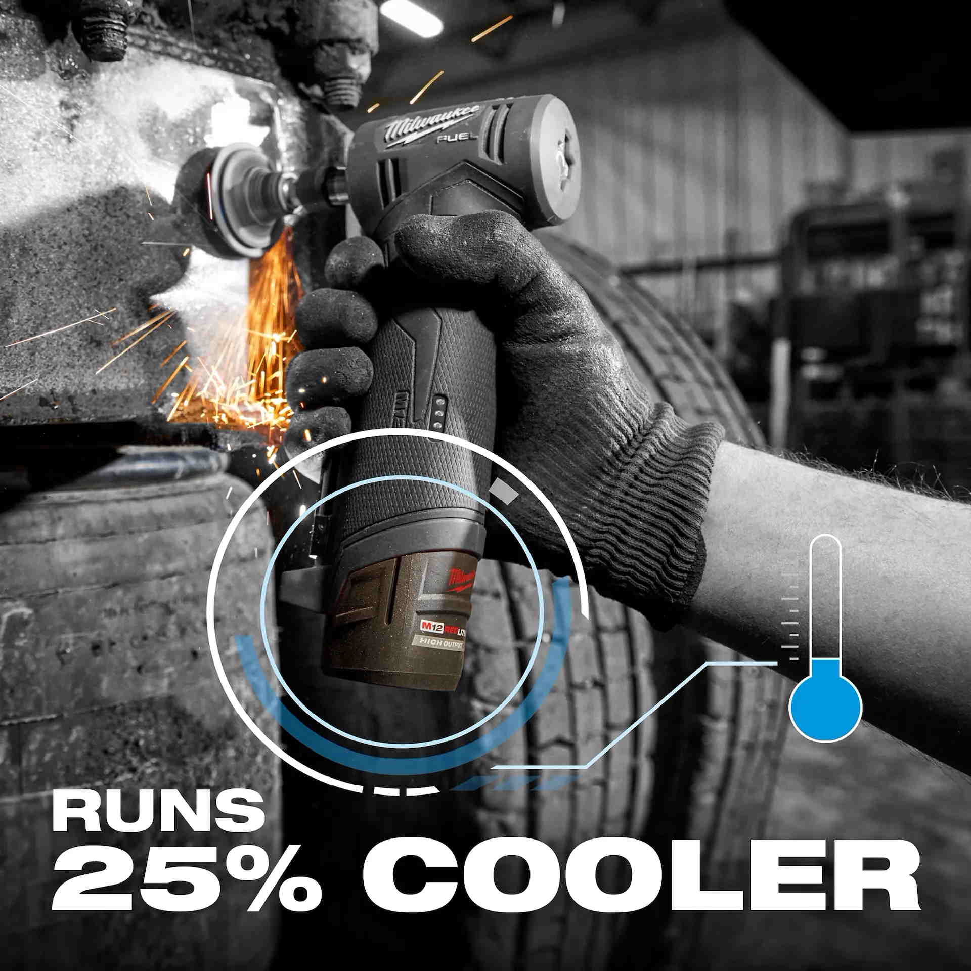 MILWAUKEE 48-11-2425 M12 REDLITHIUM™ HIGH OUTPUT™ CP2.5 Battery Pack - Image 7