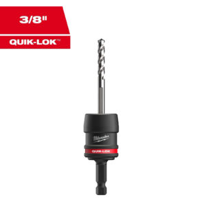MILWAUKEE 49-56-7545 5PC 3/8" Quik Lok Hole Saw Arbor Set