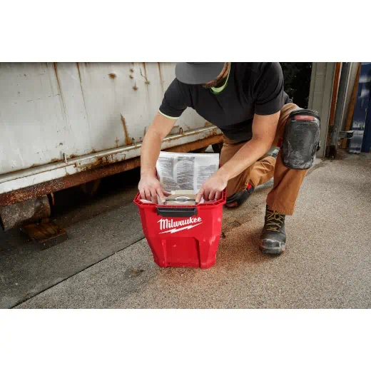 MILWAUKEE 49-90-1989 9 Gallon Fleece Dust Bags 5PK - Image 3