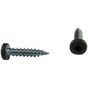 Painted Head Soffit Screws, Windswept Smoke, #6 x 5/8", Pan Head, 100PK