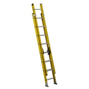 FEATHERLITE 6916 Extra Heavy Duty 16' Fiberglass Extension Ladder Type 1A 300lb.