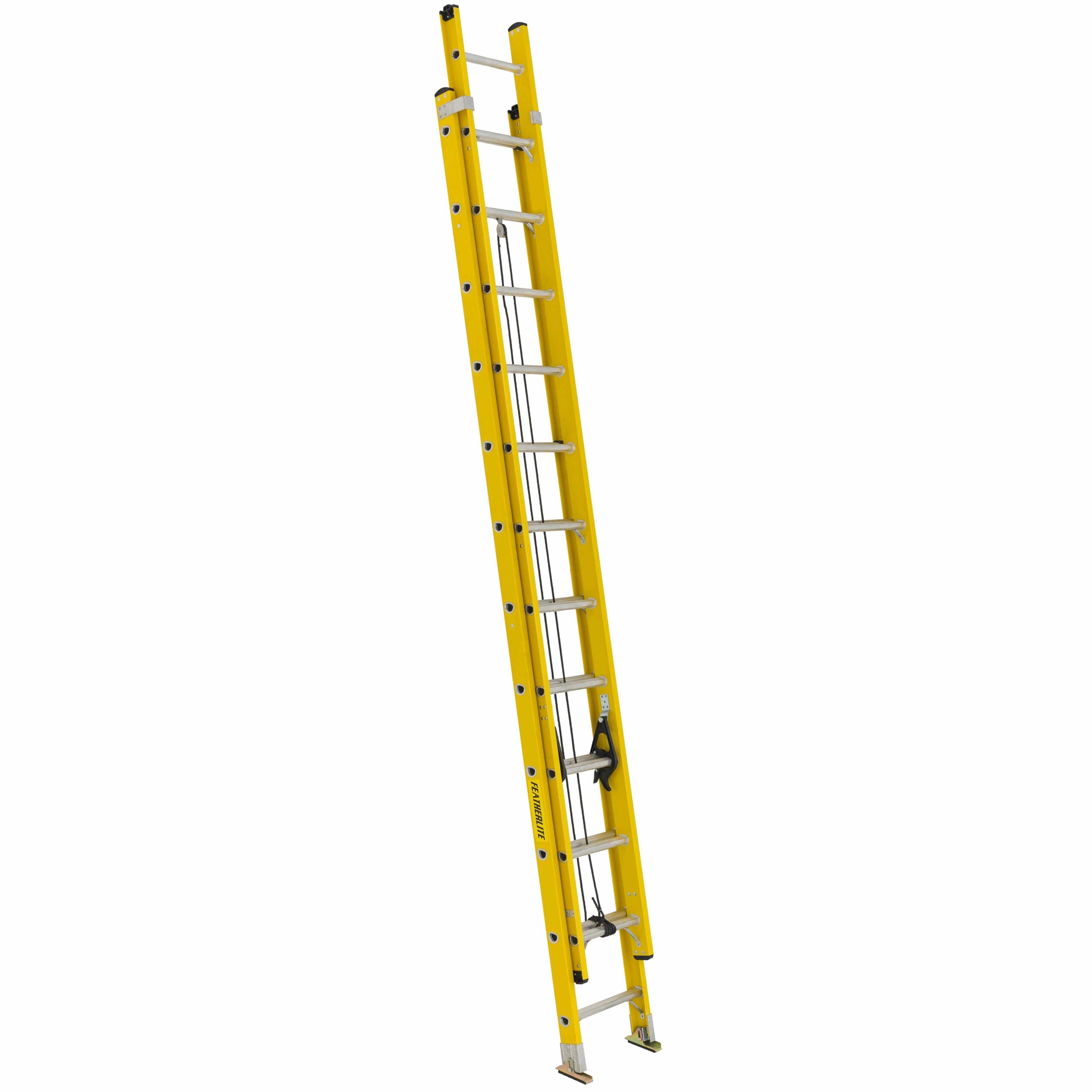 FEATHERLITE 6924 24' Fiberglass Extention Ladder Type1A - Image 2