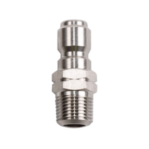 BE POWER 85.300.105S Plug 3/8"QD Mnpt SS