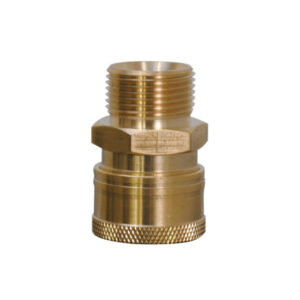BE POWER 85.300.143 Coupler, 3/8" x M22 Male Brass