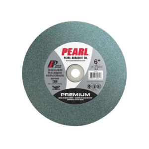 PEARL BG634080 6 x 3/4 x 1 Green Silicone Carbide Bench Grinding Wheel