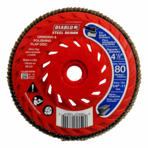 DIABLO CDX045080B01F 4-1/2" Speed Hub Flap Disk 80 Grit