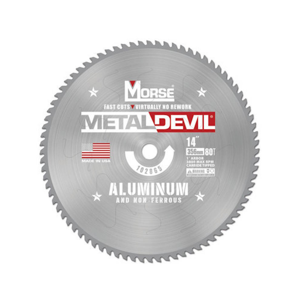 MK MORSE CSM1480FNFC 14" 80T NXT Aluminum Circular Saw Blade