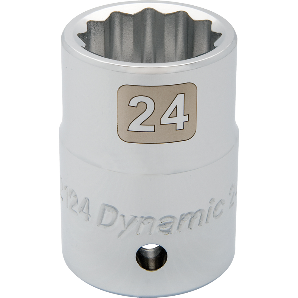 DYNAMIC TOOLS D022124 3/4" Drive 12Pt 24mm Chrome Socket. - Image 2