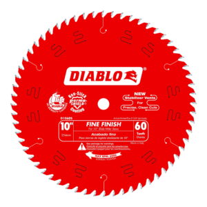 DIABLO D1060S 10" x 60T Fine Finish Slide Mitre Circular Saw Blade