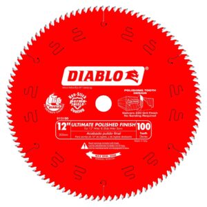 DIABLO D12100X 12" x 100T Ultimate Flawless Finish Circular Saw Blade
