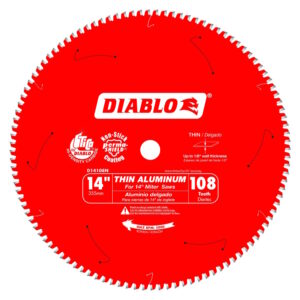 DIABLO 14" x 108 Tooth Thin Aluminum Cutting Saw Blade