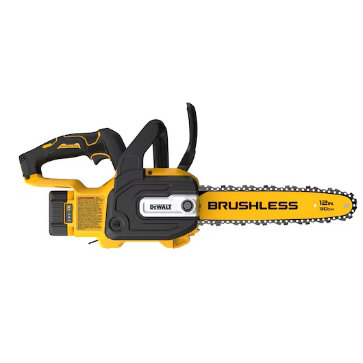 DEWALT DCCS621P1 20V MAX* 12 in Compact Brushless Cordless Chainsaw Kit - Image 3