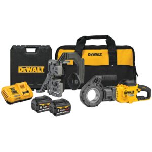 DEWALT DCE700X2 FLEXVOLT 60V MAX Cordless Pipe Threader Kit w/2-3Ah Batteries