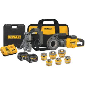 DEWALT DCE700X2K FLEXVOLT 60V MAX Cordless Pipe Threader Kit w/Die Heads Kit