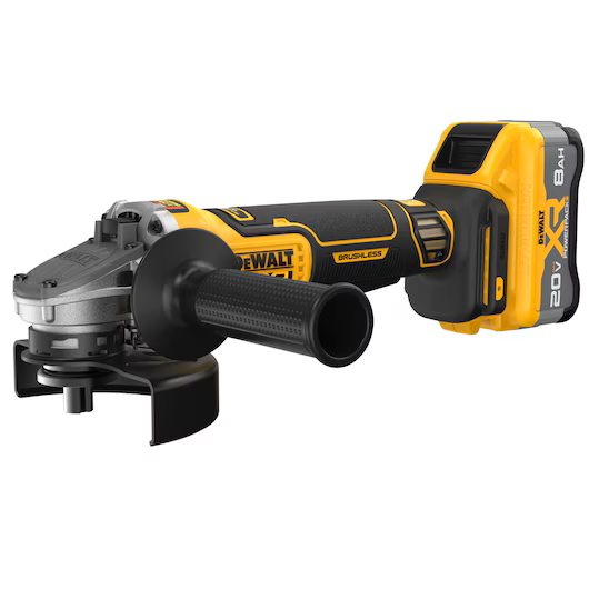DEWALT 20V XR BL 4-1/2"-5" Angle Grinder 9000 RPM Kit w/ 1-8.0Ah XR Batt & Ch - Image 2