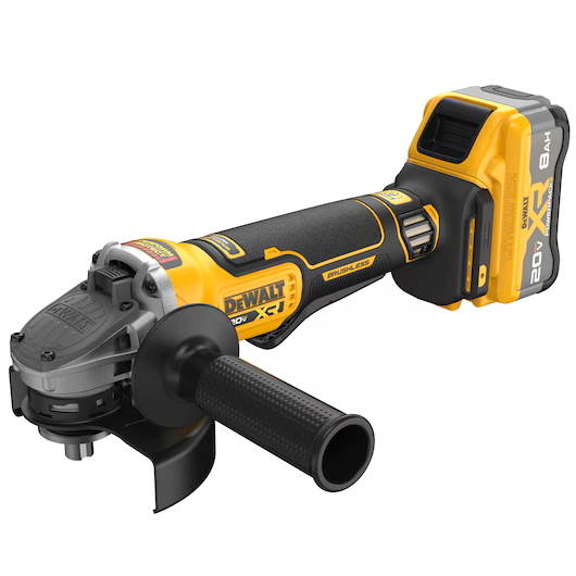 DEWALT 20V XR BL 4-1/2"-5" Angle Grinder 9000 RPM Kit w/ 1-8.0Ah XR Batt & Ch - Image 4