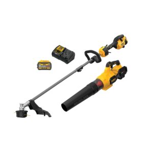 DEWALT DCKO266X1 FLEXVOLT 60V Axial Blower & String Trimmer Kit 9 AH