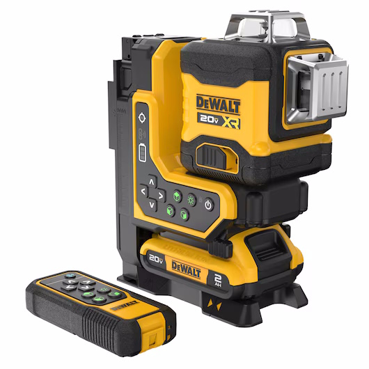 DEWALT DCLE34035D1 20V Green 3x180 Line Laser Kit w/Remote - Image 2