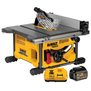 DEWALT DCS7485T1 Flexvolt 60V MAX XR 8-1/2" Table Saw Kit w/1 Battery
