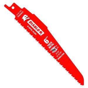 DIABLO DS0608BFDC 6" Reciprocating Blade 8/10TPI BiMetal Metal Demolition