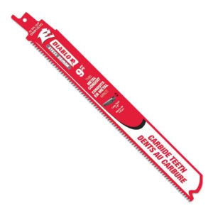 DIABLO DS0912CFC 9" Carbide Recip Blade - Thin Metal Conduit Cutting