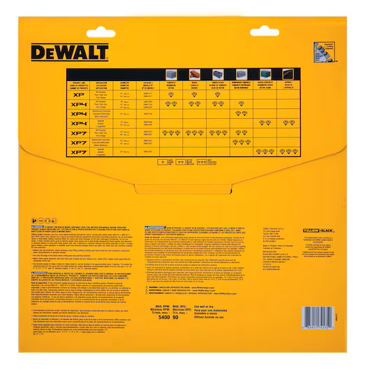 DEWALT 14" DW47424 XP4 All-Purpose Segmented Diamond Blade - Image 8