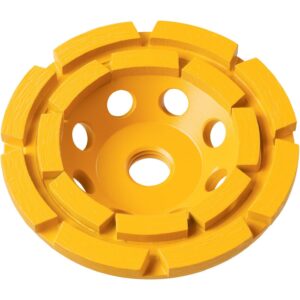 DEWALT DW4772 4" Double Row Diamond Cup Grinding Wheel
