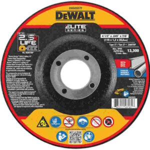DEWALT DWA8957FC XP Ceramic Cutting Wheel 4-1/2" x .045" x 7/8" Depressed
