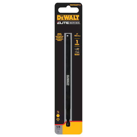 DEWALT DWAFE6ADPT14 ELITE SERIES 1/4" x 6" Socket Adapter - Image 4