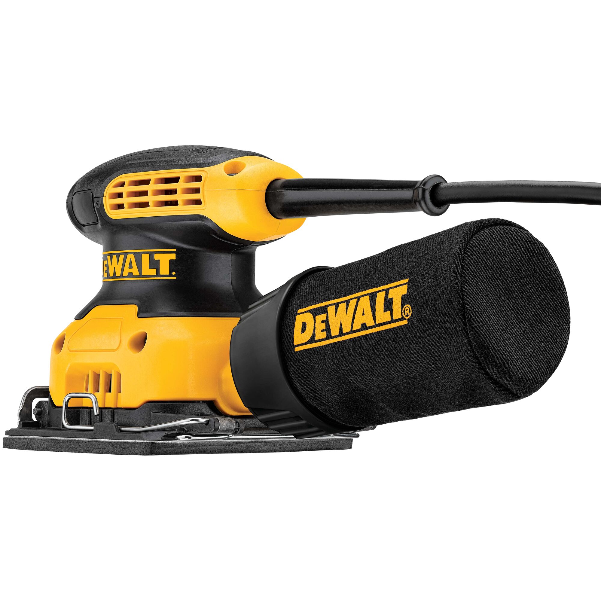 DEWALT DWE6411K 1/4 Sheet Palm Grip Sander Kit - Image 3
