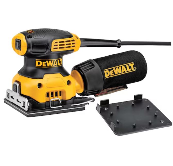 DEWALT DWE6411K 1/4 Sheet Palm Grip Sander Kit