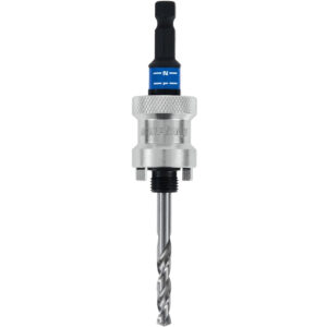 LENOX LXAH9938PBM Arbor for Hole Saws up to 1-3/16" Qc, 3/8" Hex Shank, 3-1/4" P