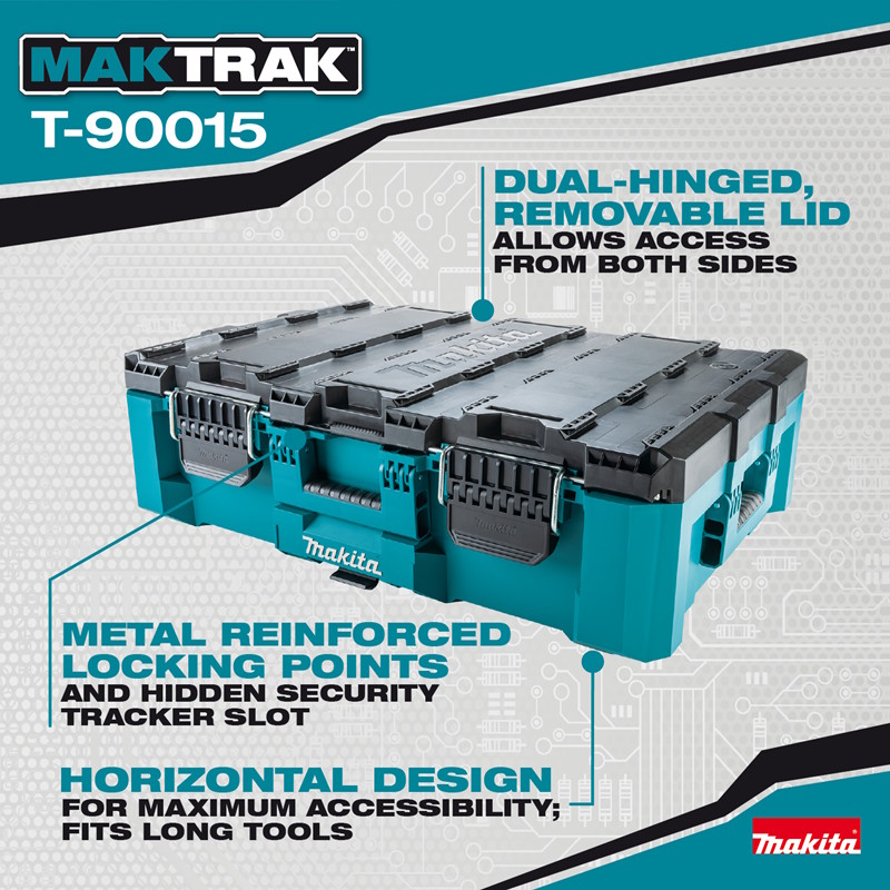 MAKITA T-90015 Maktrak Large Tool Box - Image 4