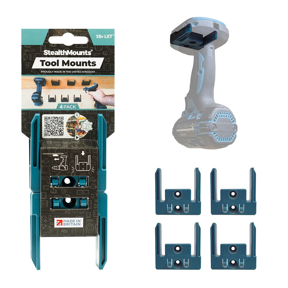 STEALTHMOUNTS TM MK18 BLU 4 Makita 18v LXT Tool Mount 4PK Jireh Tools STEALTHMOUNTS TM MK18 BLU 4 Makita 18v LXT Tool Mount 4PK Jireh Tools