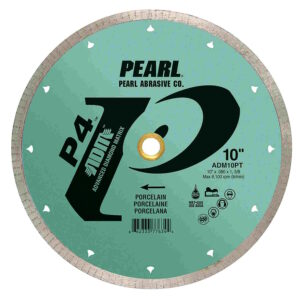 PEARL ADM10PT P4 Porcelain Reactor Blade With ADM 10", 5/8"-1” Arbor