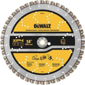DEWALT DW47434 14"  XP4 Reinforced Concrete Segmented Diamond Blade